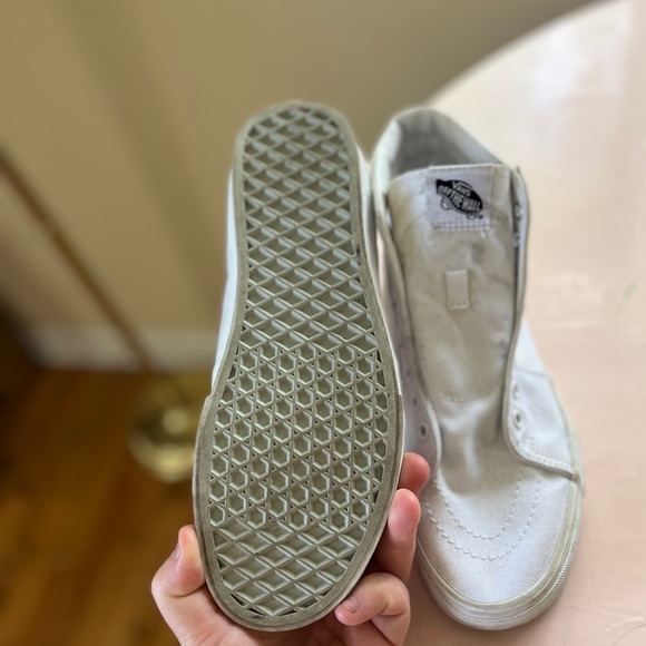 White Hightop Vans - Picture 4 of 4